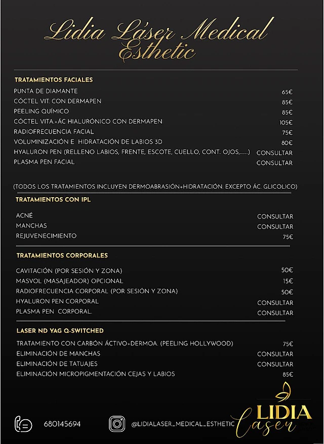 Lidia Laser Medical Esthetic tratamientos