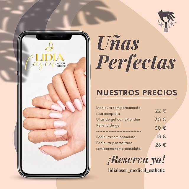 Lidia Laser Medical Esthetic uñas perfectas